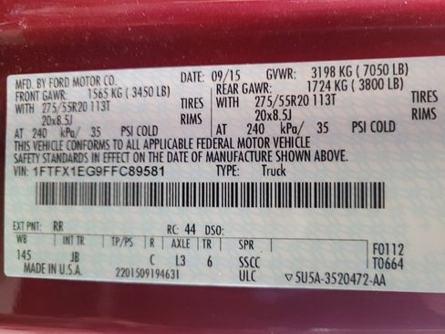 Used 2015 Ford F150 XLT w/ Equipment Group 302A Luxury AWD/4WD image 33