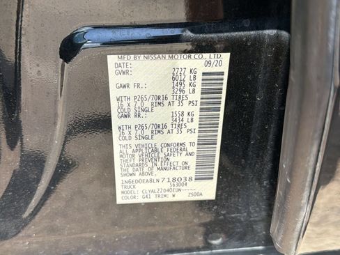 Used 2020 Nissan Frontier SV RWD image 21