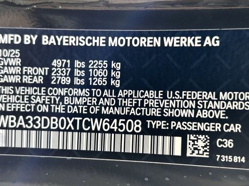 Used 2026 BMW 430i Convertible w/ M Sport Package RWD image 30