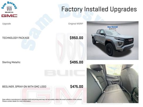 New 2026 GMC Canyon Elevation w/ Technology Package RWD image 3