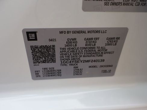 Used 2021 Chevrolet Silverado 3500 W/T w/ Gooseneck/5TH Wheel Package image 49