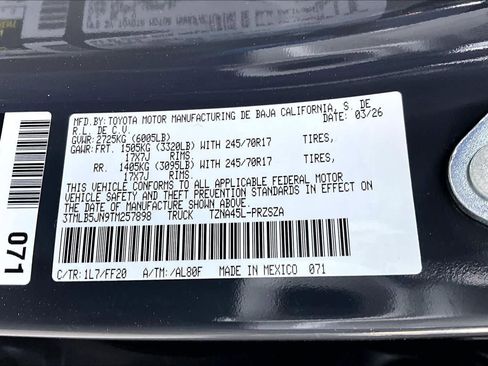 New 2026 Toyota Tacoma SR5 AWD/4WD image 18