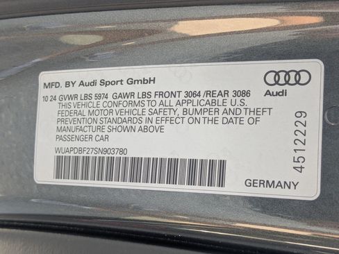 Certified 2025 Audi RS 7 Performance AWD/4WD image 34