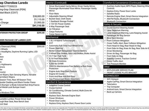 New 2026 Jeep Cherokee Laredo AWD/4WD image 2