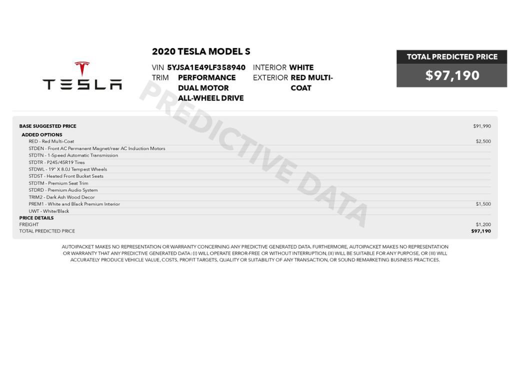 Used 2020 Tesla Model S Performance AWD/4WD image 6