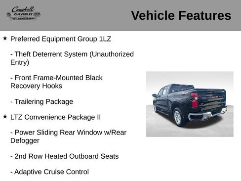 Used 2023 Chevrolet Silverado 1500 LTZ w/ LTZ Convenience Package II AWD/4WD image 31