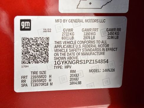 Used 2023 Cadillac XT5 Sportv w/ Technology Package image 35