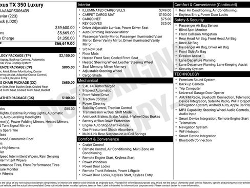 Used 2024 Lexus TX 350 FWD w/ Technology Package image 12