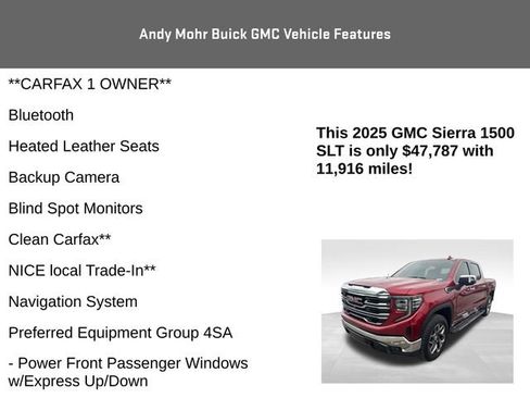 Used 2025 GMC Sierra 1500 SLT w/ SLT Premium Plus Package image 4