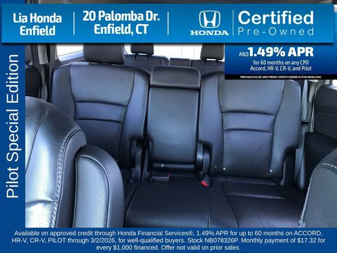 Certified 2022 Honda Pilot Special Edition image 19