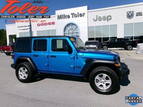 Used 2022 Jeep Wrangler Unlimited Sport image 1