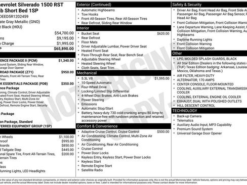 Used 2024 Chevrolet Silverado 1500 RST w/ Convenience Package II AWD/4WD image 3