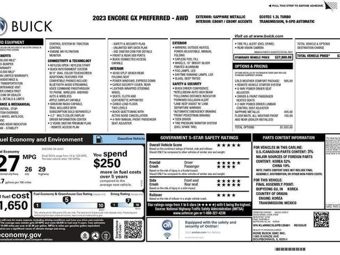 Used 2023 Buick Encore GX Preferred w/ Cold Weather Comfort Package AWD/4WD image 2