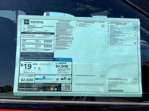 New 2026 Toyota Tundra Platinum AWD/4WD image 22