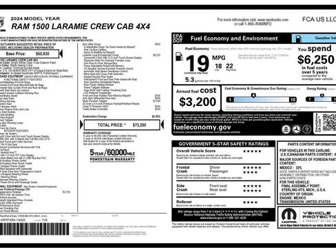 Used 2024 RAM 1500 Laramie AWD/4WD image 5
