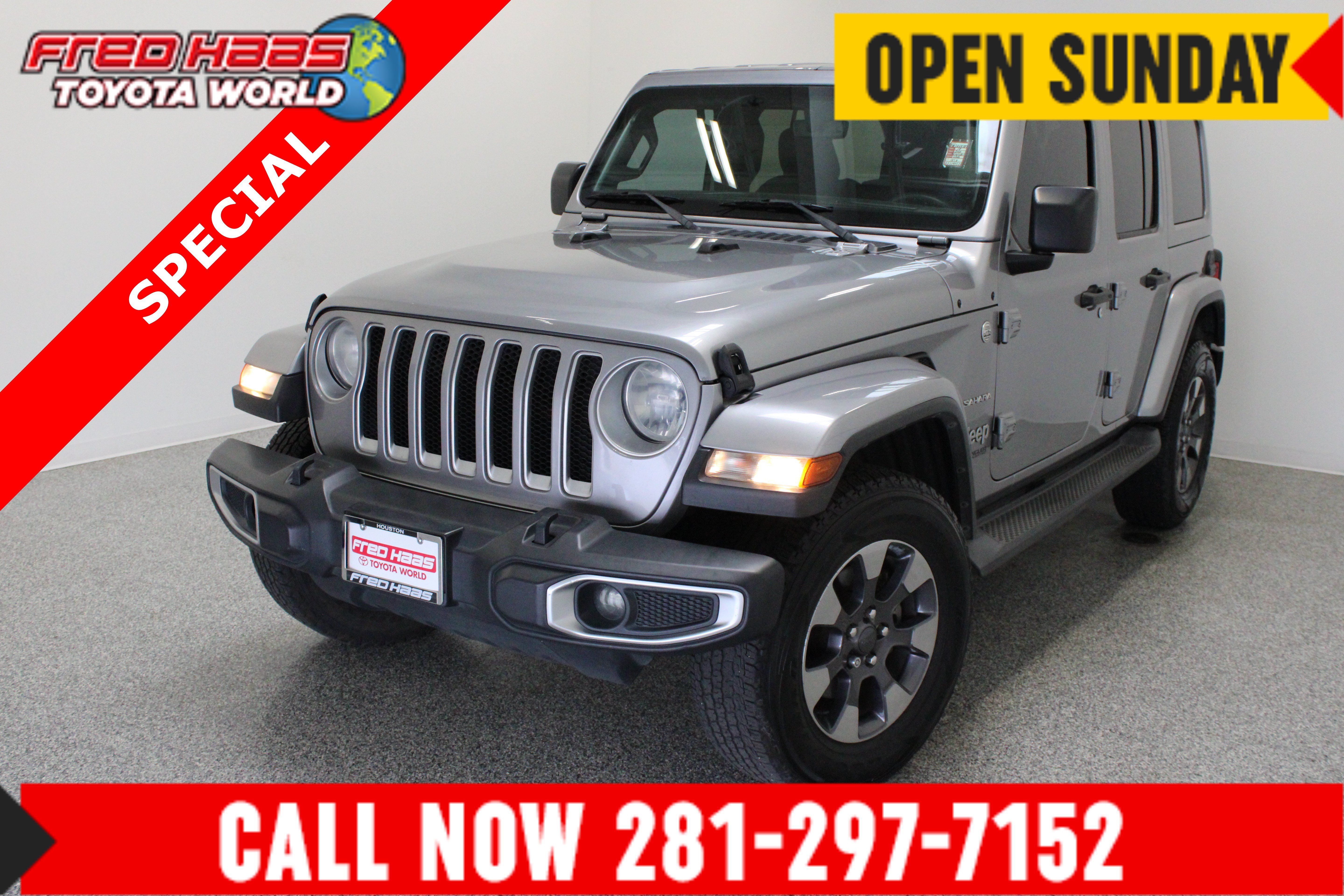 Used 2018 Jeep Wrangler Unlimited Sahara AWD/4WD image 1