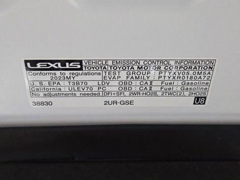 Certified 2023 Lexus LC 500 Convertible image 23