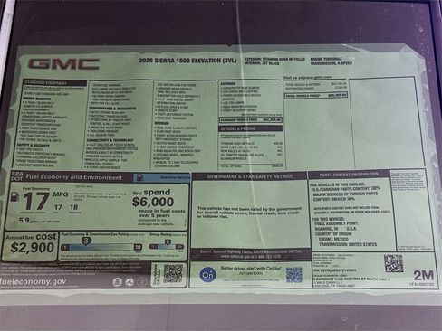 New 2026 GMC Sierra 1500 Elevation image 20