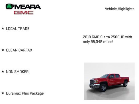 Used 2018 GMC Sierra 2500 SLT w/ Duramax Plus Package AWD/4WD image 7
