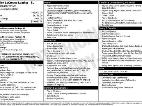 Certified 2016 Buick LaCrosse Leather image 3