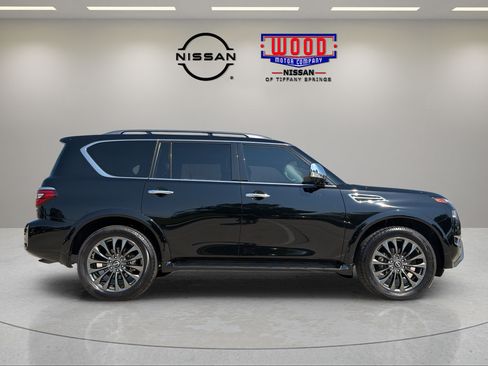 Certified 2023 Nissan Armada Platinum w/ Captain's Chairs Package AWD/4WD image 2
