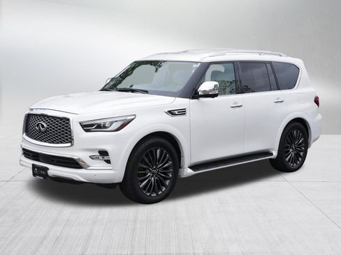Certified 2022 INFINITI QX80 Sensory w/ Cargo Package AWD/4WD image 3