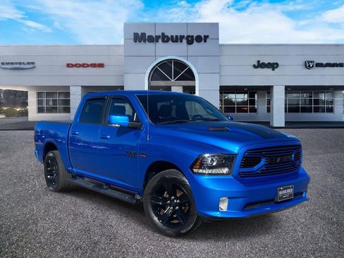 Used 2018 RAM 1500 Sport w/ Hydro Blue Sport Package image 1
