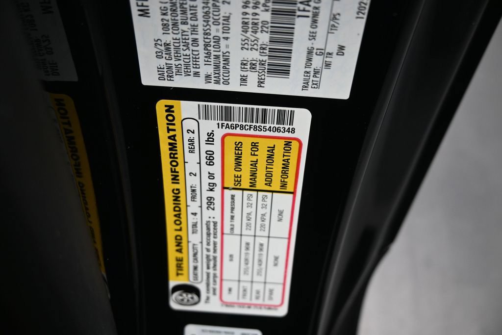 Used 2025 Ford Mustang GT w/ Mustang Nite Pony Package RWD image 9