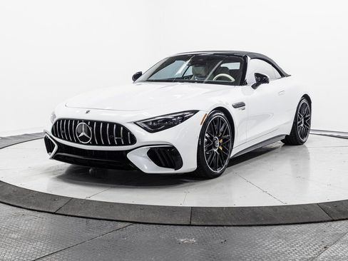 Used 2022 Mercedes-Benz SL 55 AMG 4MATIC w/ Driver Assistance Package image 3