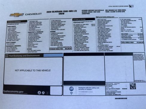 Used 2020 Chevrolet Silverado 2500 LTZ w/ LTZ Premium Package image 2