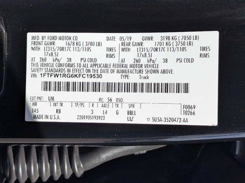 Certified 2019 Ford F150 Raptor w/ Equipment Group 802A Luxury AWD/4WD image 30
