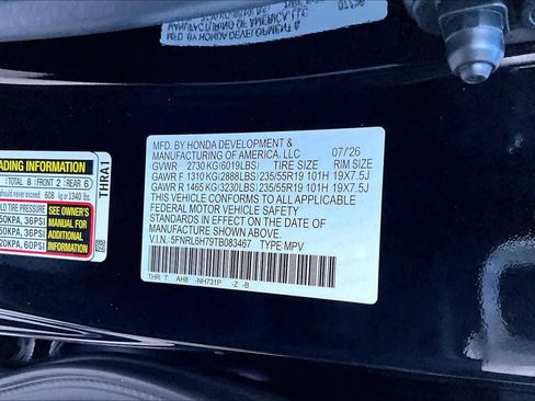 New 2026 Honda Odyssey Sport-L image 21