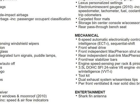 Used 2012 Lexus ES 350 image 25