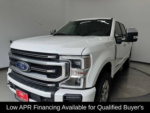 Used 2021 Ford F250 Platinum w/ FX4 Off-Road Package AWD/4WD image 3