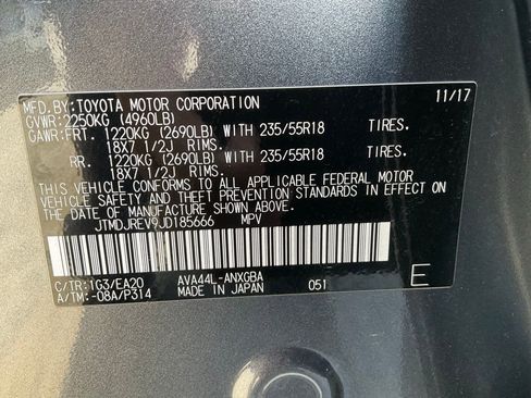 Used 2018 Toyota RAV4 Limited w/ Carpet Mat Package AWD/4WD image 22