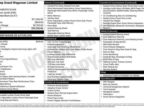 New 2026 Jeep Grand Wagoneer Limited AWD/4WD image 4