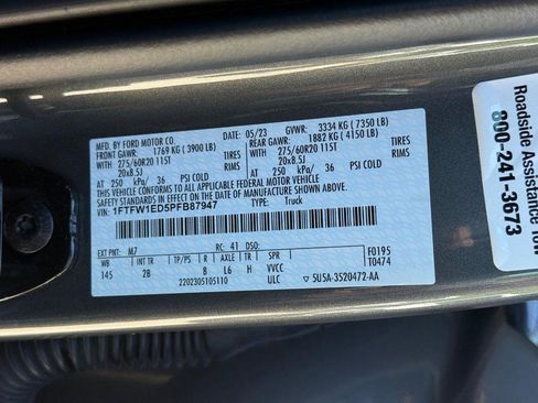 Certified 2023 Ford F150 Lariat w/ Equipment Group 502A High AWD/4WD image 32