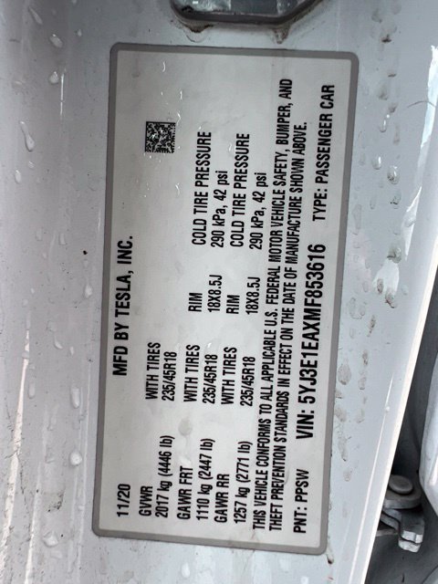 Used 2021 Tesla Model 3 Standard Range Plus RWD image 27