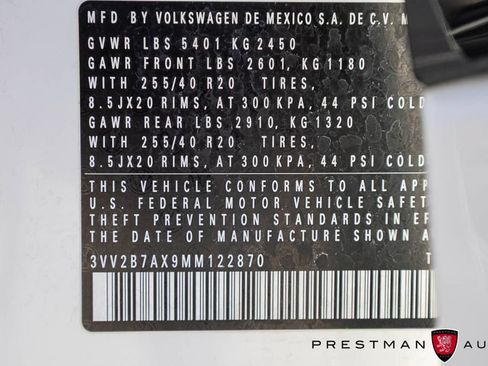 Used 2021 Volkswagen Tiguan SE R-Line w/ 3rd Row Seat Package AWD/4WD image 44