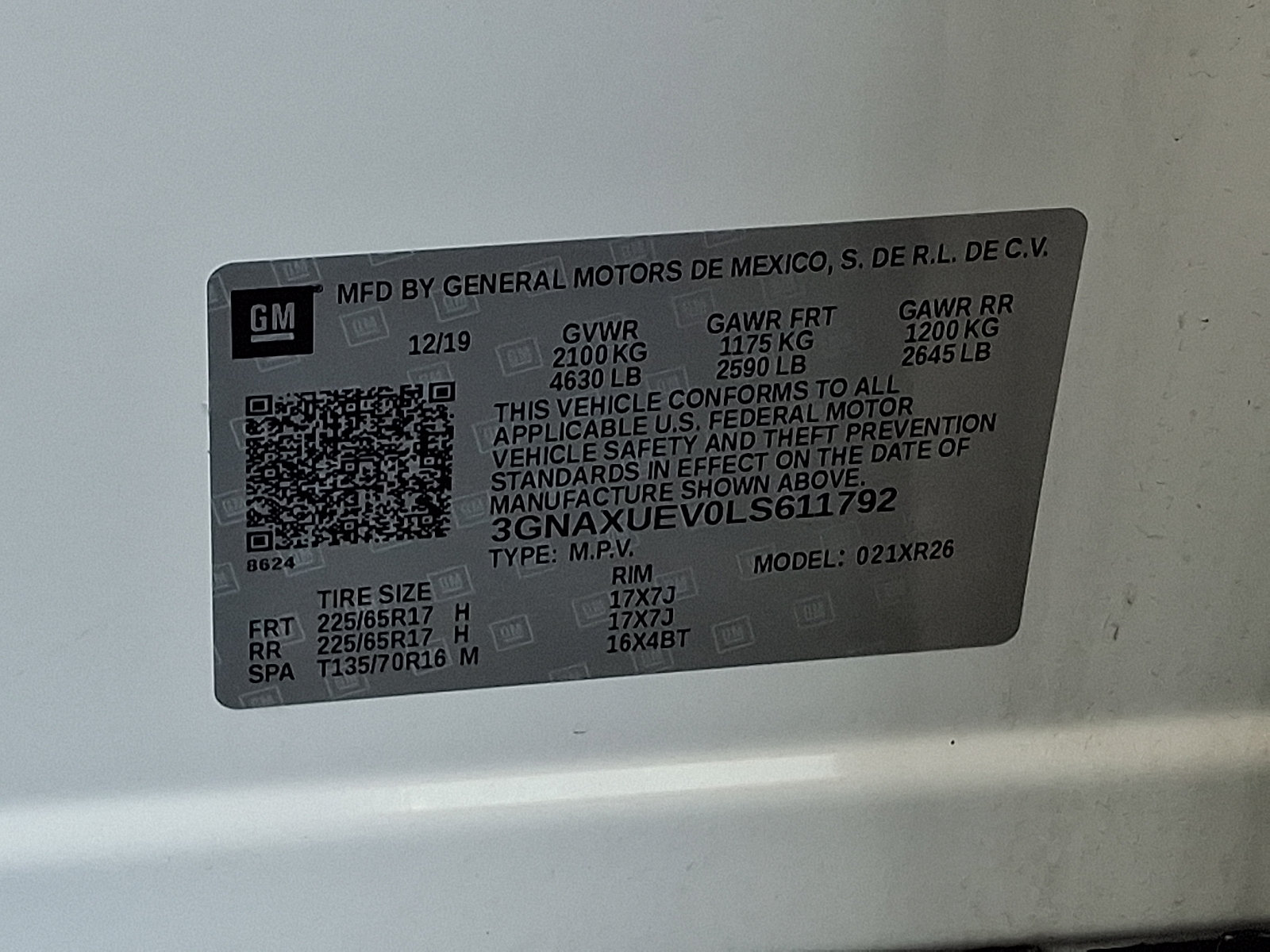 Used 2020 Chevrolet Equinox LT AWD/4WD image 26