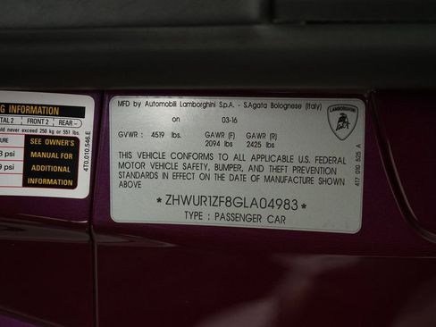Used 2016 Lamborghini Huracan LP 610-4 AWD/4WD image 26