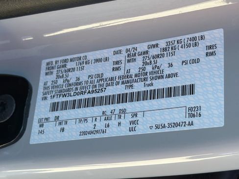 Used 2024 Ford F150 XLT w/ Equipment Group 302A MID AWD/4WD image 37