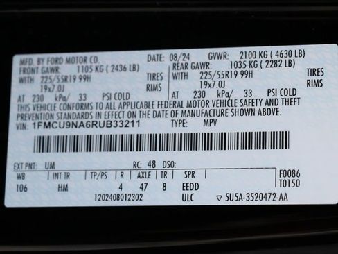 Used 2024 Ford Escape ST-Line Select w/ Tech Pack #2 AWD/4WD image 32