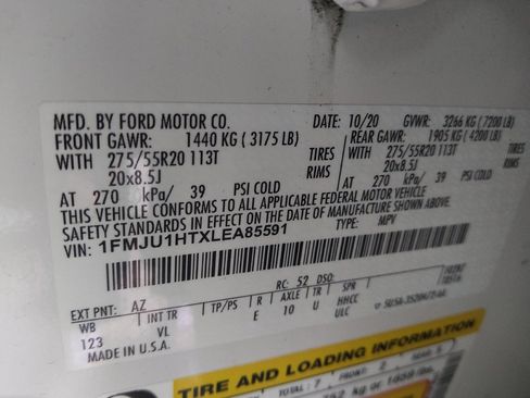 Used 2020 Ford Expedition XLT w/ Equipment Group 202A RWD image 33