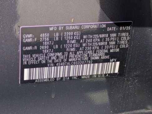 Used 2025 Subaru Outback Onyx Edition AWD/4WD image 33