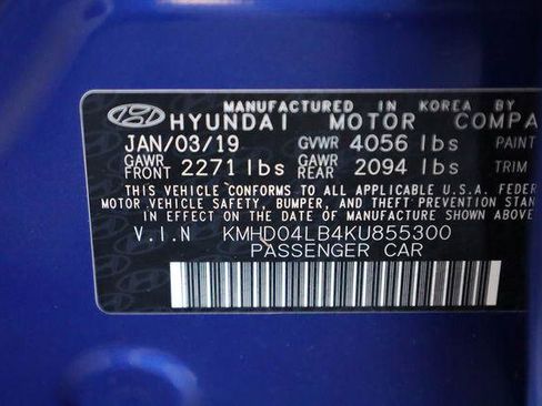 Used 2019 Hyundai Elantra Sport w/ Cargo Package FWD image 12