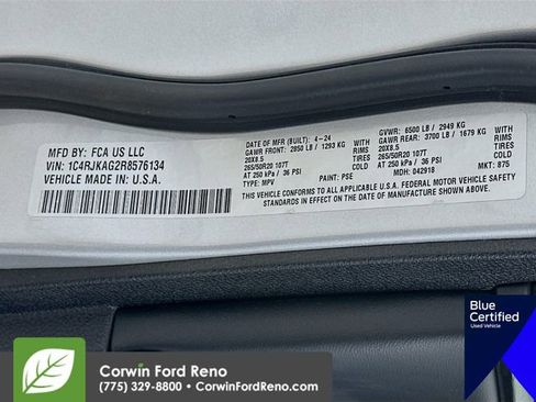 Used 2024 Jeep Grand Cherokee L Altitude AWD/4WD image 38