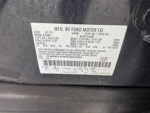 Used 2022 Ford Explorer Timberline AWD/4WD image 9