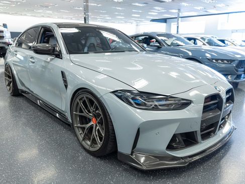 Used 2021 BMW M3 Competition w/ M Carbon Exterior Package RWD image 3