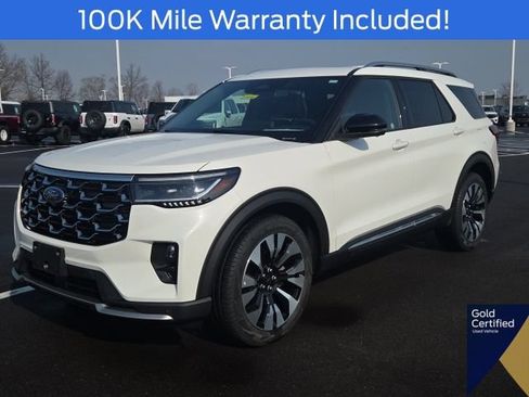 Certified 2025 Ford Explorer Platinum w/ LUX Leather Package AWD/4WD image 2